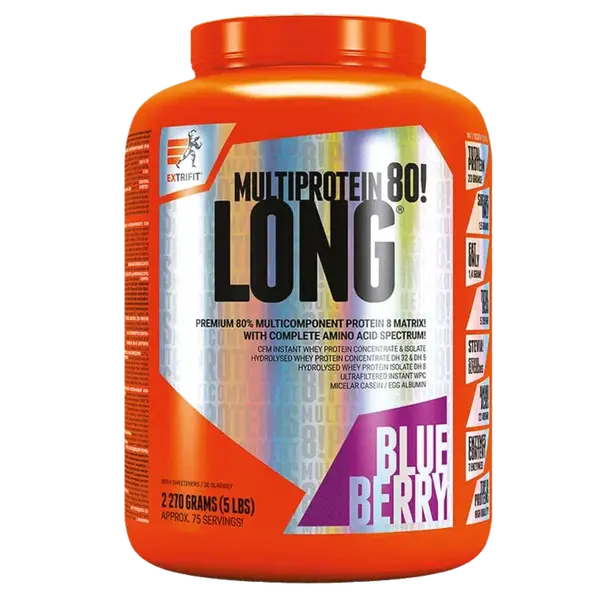 Extrifit Long 80 Multiprotein 2,27kg - čokoláda