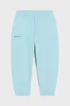 Kalhoty Pangaia KIDS' 365 MIDWEIGHT TRACK PANTS modrá barva, 10000280