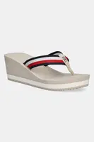 Žabky Tommy Hilfiger TH CORPORATE WEDGE BEACH SANDAL