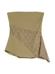 Bershka Top  kaki