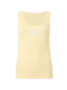 GAP Top  svetložltá / biela