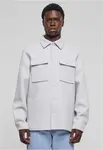 Pánská košile Plain Overshirt šedá