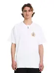 Volcom pánské tričko Double Fantasy Lse Sst White | Bílá | Velikost M | 100% bavlna