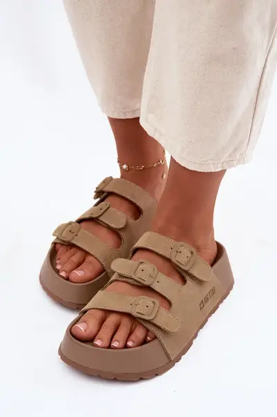 Dámske platformové šľapky Big Star