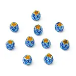 10Pcs Golden Plated Alloy European Beads