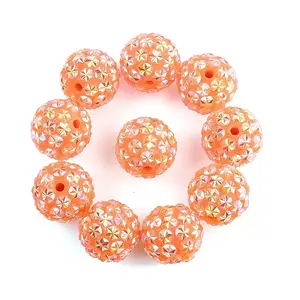 10Pcs Opaque Acrylic Beads