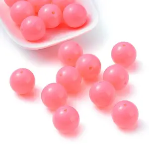 Fluorescence Chunky Acrylic Beads