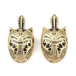 Brass Cubic Zirconia Beads