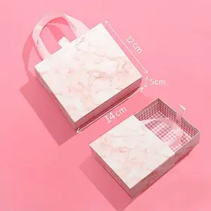 Rectangle Drawer Type Cardboard Jewelry Set Boxes