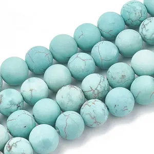 Natural Magnesite Beads Strands