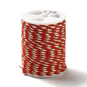 4-Ply Polycotton Cord with Metallic Thread