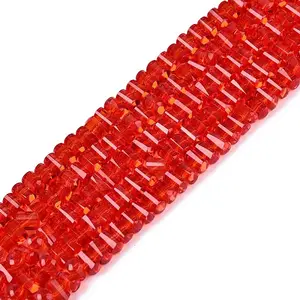 Transparent Glass Beads Strands