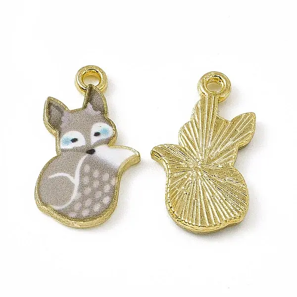 Painted Alloy Pendants