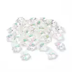 Electroplate Glass Charms