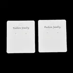 Smiling Face Paper Earrings Necklace Display Cards