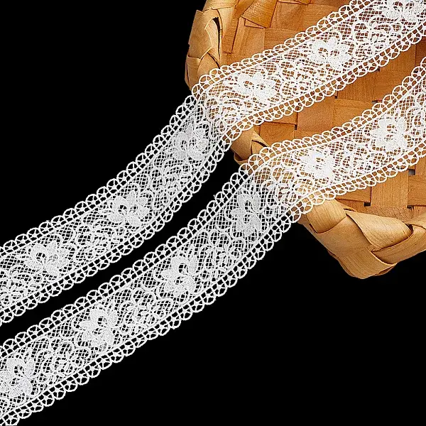 5 Yards Polyester Flower Lace Trim Ribbons
