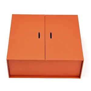 Cardboard Paper Double Door Gift Magnetic Cases