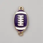 Zinc Alloy Enamel Sport Connector Charms
