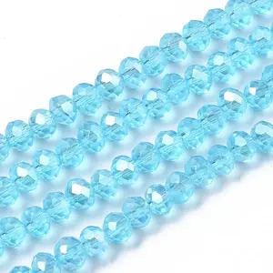 Electroplate Glass Beads Strands