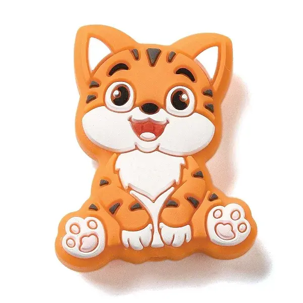 Cat Silicone Focal Beads