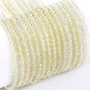 Electroplate Glass Beads Strands