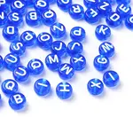 Transparent Blue Acrylic Beads