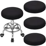 4Pcs Polyester Round Stool Cover