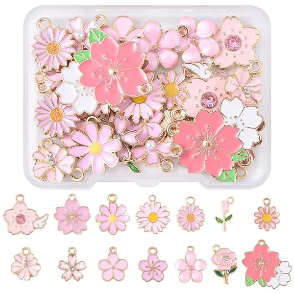 Alloy Enamel Pendants