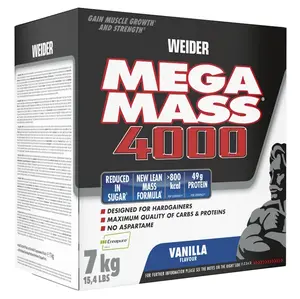 WEIDER Mega Mass 4000 Vanilka 7000 g