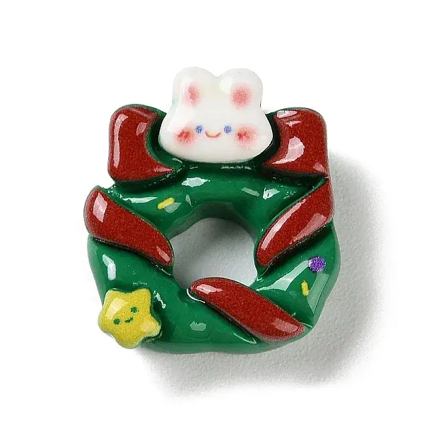 Christmas Theme Opaque Resin Cabochons