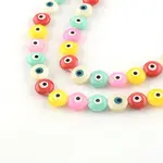 Evil Eye Natural Freshwater Shell Beads Strands