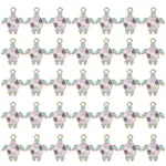 50Pcs Alloy Enamel Pendants