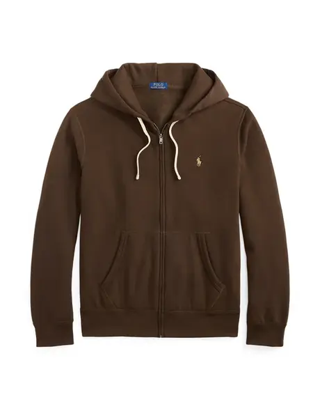 Polo Ralph Lauren Tepláková bunda  tmavohnedá