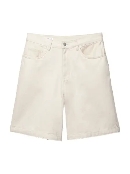 Pull&Bear Nohavice  biela ako vlna