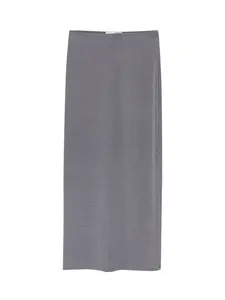 Pull&Bear Sukňa  sivá melírovaná