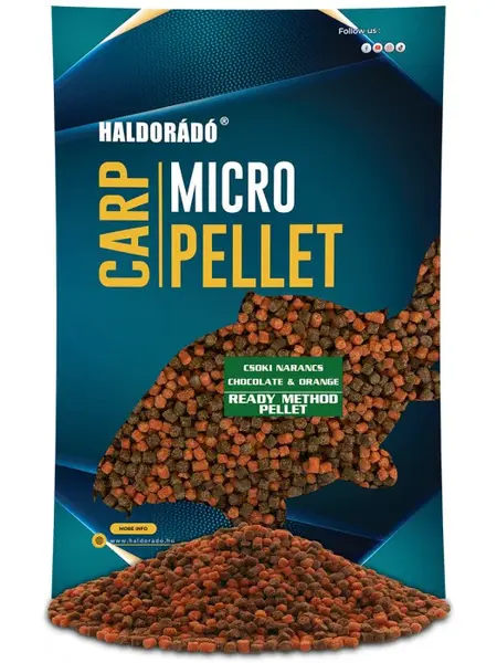 Haldorádó pelety method ready micro pellet čokoláda pomeranč 600 g