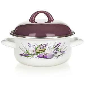 Smaltovaný kastrol BANQUET Lavender 2,9 l