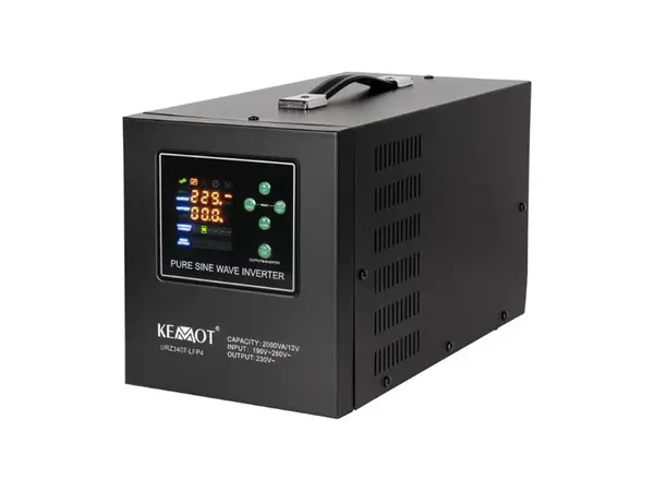 Zdroj záložní KEMOT PROsinus-2000 12V 230V 2000VA 1200W Black URZ3407-LFP4