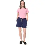 Lotto IBINA Pohodlné dámske úpletové šortky, tmavo modrá, veľkosť