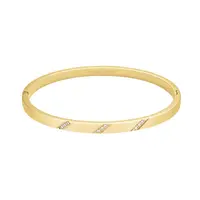 Rosefield Pozlacený pevný náramek s krystaly JBLCG-J1043