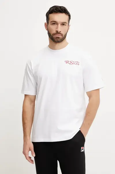 Bavlněné tričko Fila Langeweg