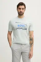 Bavlněné tričko BOSS Orange s potiskem, 50539186