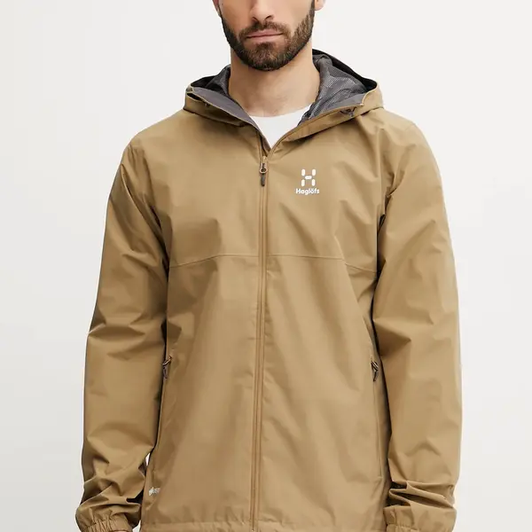 Outdoorová bunda Haglöfs Kaise GTX zelená barva, 607765