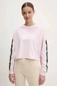 Bavlněné tričko s dlouhým rukávem Dkny