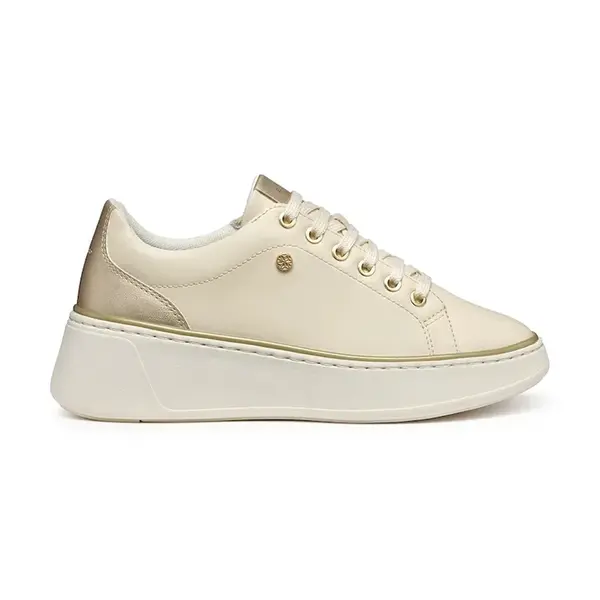 Sneakers boty Geox D SUNNETTY béžová barva, D55YHA 054AJ C1S2L