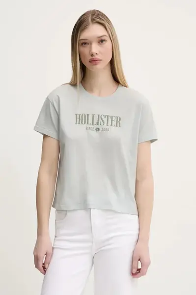 Bavlněné tričko Hollister Co.