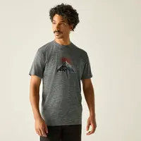 Pánské funkční tričko regatta fingal šedá 4xl