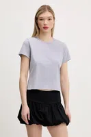 Bavlněné tričko Abercrombie & Fitch modrá barva, KI139-5266