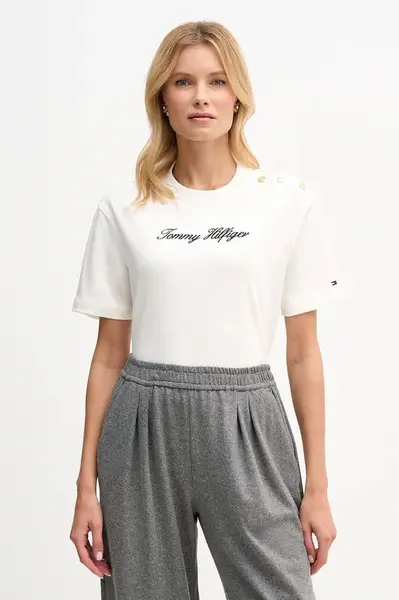 Tommy Hilfiger Bavlněné tričko Tommy Hilfiger