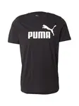 PUMA Funkčné tričko 'Essential No. 1'  čierna / biela